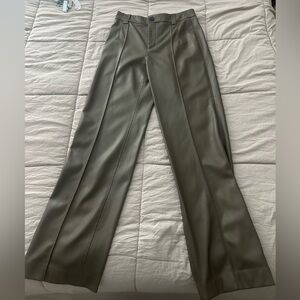 Zara Olive Wide Leg Pants